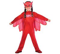 Niños Rojo Oficial Pj Máscaras Owlette TV Personaje Diversión Carnaval Disfraz