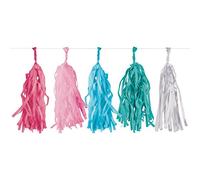 Amscan 9903336 Paradise - Guirnalda con flecos (varios colores), diseño de flamencos , color/modelo surtido