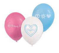 Amscan 9903349 - Globos de látex para Oktoberfest, 6 unidades, tamaño 22,8 cm/9", globos de látex, helio, rellenables, decoración, fiesta temática bávara