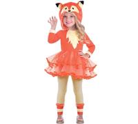 Amscan 9903509 - Disfraz de zorro naranja con capucha para el Día Mundial del Libro Edad: 4-6 años