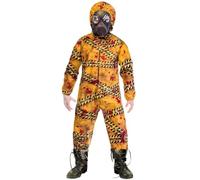 amscan 9903745 - Disfraz de zombi de peligro biológico (5 a 7 años)