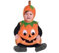 amscan 9903883 Cutie - Disfraz de calabaza para bebé (1 a 2 años)