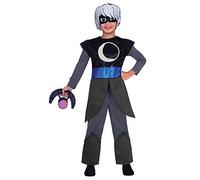 Amscan 9904233 - Disfraz infantil de chica con máscara (128 cm), color azul , color/modelo surtido