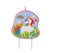 Amscan 9904371 - Vela de cumpleaños, diseño de unicornio, multicolor , color/modelo surtido