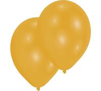 Amscan 9904932 - Globos de látex (25 unidades), color dorado , color/modelo surtido
