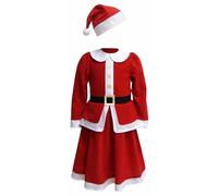 amscan 9905176 - Disfraz de Papá Noel para niñas de 2 a 3 años