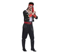 amscan 9906478 - Disfraz de estrella pop romántica de los años 80 para hombre, talla L