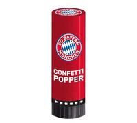 amscan 9906519-Juego de 2 topes de Confeti del FC Bayern Múnich, tamaño 4,4 x 15,2 cm, Azul, Blanco, Ideal para Fiestas temáticas de fútbol, Color Rojo, Talla única (9906519)