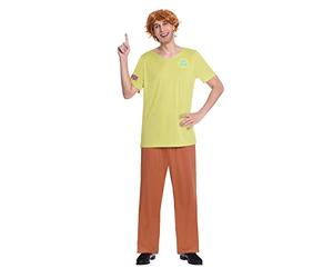 Amscan 9906642 Disfraz oficial de Warner Bros Scooby Doo para hombre con licencia Shaggy Rogers (mediano)