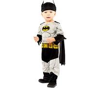amscan 9906708 - Disfraz infantil de superhéroe de Batman, con licencia oficial, 6-12 meses