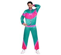 amscan-9906979 Disfraz de chándal para hombre y adulto, estándar, multicolor, Talla única (9906979)