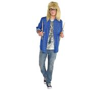 amscan 9907357 - Disfraz de adulto (talla extragrande), unisex, color azul