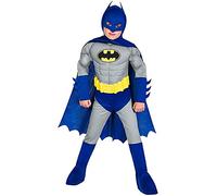 amscan 9908382 Disfraz oficial de Warner Bros Brave And Bold Batman de 4 a 6 años