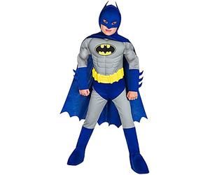 amscan 9908382 Disfraz oficial de Warner Bros Brave And Bold Batman de 4 a 6 años