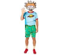 Amscan 9909190 - Disfraz Oficial de Rugrats Chuckie para Hombre, Talla S