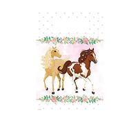 amscan 9909883 - Bolsas de Papel con diseño de Caballo, 8 Unidades, tamaño 23,4 x 16,2 cm, Bolsas de Regalo de Papel, Bolsas de Fiesta, cumpleaños Infantiles, Fiesta temática