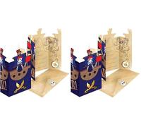 amscan 9909920 - Tarjetas de invitación pirata, 8 tarjetas con sobre a juego, invitaciones, cumpleaños infantiles, fiestas temáticas, carnaval (Paquete de 2)