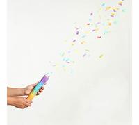 amscan 9911525-Cañones de confeti arcoíris-24 cm, multicolor, 24 cm (9911525)