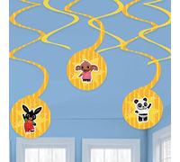 amscan 9911887 - Decoraciones de papel con licencia oficial de Bing (paquete de 6) suministros para fiestas