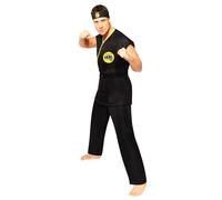 amscan 9912051 Disfraz de Cobra Kai Gi para hombre, talla XL