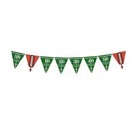Amscan 9912282 - Banderines de Papel (400 x 19 cm), diseño de fútbol Americano