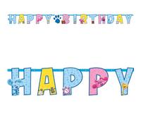 amscan 9913277 - Cartel oficial de Nickelodeon Blue's Clues "Happy Birthday", suministros para fiestas