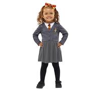 amscan 9914622 - Disfraz de Hermione Granger con licencia oficial del Día Mundial del Libro para niñas de 0 a 6 meses