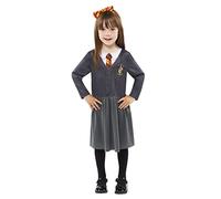 amscan 9914626 - Disfraz para bebé niña con licencia oficial de Hermione Granger para el Día Mundial del Libro, edad 2-3 años, gris