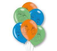 Amscan 9915385 - Pack of 6 Bluey Latex Balloons (11"/28cm) (Importación USA)