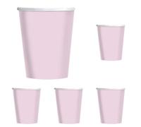 amscan 9915403-201-66 - Vasos de papel reciclables ecológicos para fiestas - 8 unidades (Paquete de 5)
