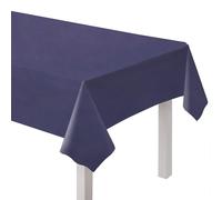 amscan 9915404-209 - Mantel de Papel reciclable ecológico para Mesa de Fiesta, 2,74 m, Color Azul Marino