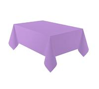 Amscan 9915404-213 - Mantel de Papel reciclable ecológico para Mesa de Fiesta, 2,74 m, Color Morado