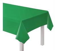 amscan 9915405-208 - Mantel de plástico Reutilizable ecológico, 2,74 m, Color Verde