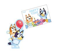 Amscan Invitación y sobre Bluey Diecut 9915645