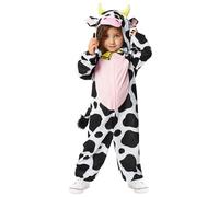 amscan 9916831 - Mono con capucha unisex en forma de vaca para el día mundial del borracho, disfraz para niños, edad: 8 a 10 años
