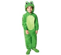 amscan 9916866 - Unisex World Book Day Frog Hooded Onesie Kids Fancy Dress Costume Edad: 8-10 años