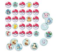 amscan 9917115 - Juego de Juego para Fiesta de cumpleaños Infantil con Licencia Oficial de Pokémon - 32 Cartas