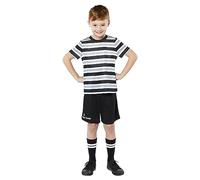 amscan 9917655 - Disfraz oficial de Pugsley Addams para Halloween, para niños, edad de 3 a 4 años