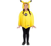 amscan 9918498 - Disfraz unisex con licencia oficial Pokémon Pikachu Cape para niños, edad 8-12 años