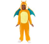 amscan 9918506 - Disfraz unisex infantil oficial de Pokémon Charizard con capucha para niños de 3 a 4 años