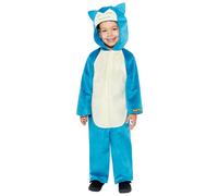 amscan 9918670 - Mono con capucha Pokémon Ronflex unisex con licencia oficial para niños, edad 10-12 años