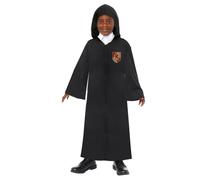 Amscan 9918715 - Vestido unisex oficial de Harry Potter Hogwarts con 4 pegatinas de velcro para niños de 6 a 10 años