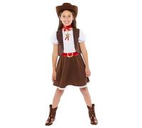 amscan 9919007 - Disfraz de niña del mundo del libro occidental para niños, talla 10-12 años