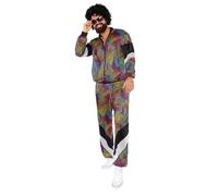 amscan 9919058 - Unisex 1980's Cool Retro Shell Suit Adults Fancy Dress Costume Size: Medium