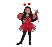 amscan 997655 niña Ballerina Bug Disfras a la moda, 4-6 años