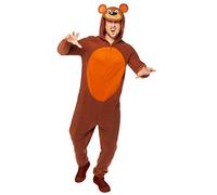 amscan Adult Unisex Bear Costume, Brown