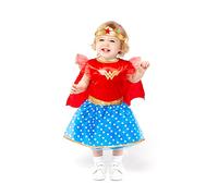 amscan amscan-9906724 Wonder Woman Disfraz de Mujer Maravilla Warner Bros para bebé (6-12 meses), Multicolor, (9906724)