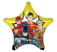 Amscan Anagram 4072001 - Liga de la Justicia - Globo de aluminio para fiesta de cumpleaños infantil - 71,1 cm