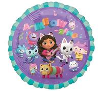 Amscan Anagram 4552901 - Globo redondo de aluminio con licencia oficial de DreamWorks Gabby's Dollhouse - 45.7 cm