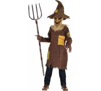 Amscan Aterrador Espantapájaros Túnica Espeluznante Niños Halloween Traje 847695